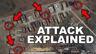 Satellite Pics Show Massive Strike on Russian Airbase in Crimea