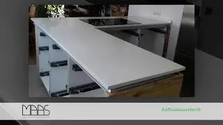 Stuttgart Classic White Silestone Arbeitsplatten und Wischleisten