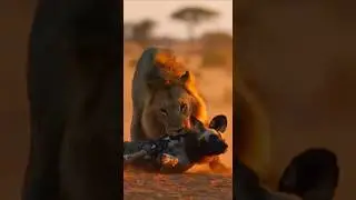 Lion&rsquo;s Deadly Precision &ndash; Deer Hunt in the WildKing of the Jungle Takes Down a Deer