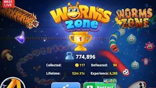 Worms Zone LIVE GAMING🎮 is live