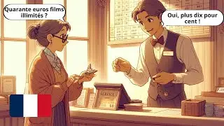 10 Simple French Conversations for Beginners | At the Cinema (A1-A2)
