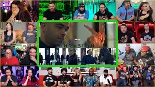 Youtubers React To Talos And Gravik&rsquo;s Meeting | Secret Invasion Ep 3 Reaction Mashup