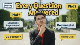 France Admission Confusion? 🇫🇷 | Language, Documents, PhD & Study Gap