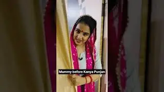 Desi mom before kanya pujan | #comedy #funny #fun #relatable #adyasrivastava