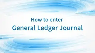General Ledger Journal windows