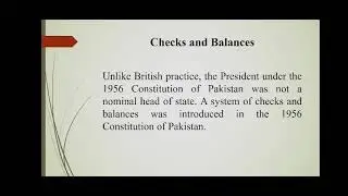 Salient Features of 1956 Constitution