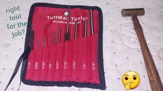 TuffMan Tools, Roll Pin Punch Set 9pc