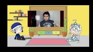 Elsa e jack  reagindo  ao v&iacute;deo deles  vers&atilde;o gacha