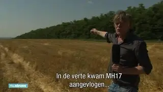 Vanaf deze plek werd de BUK-raket gelanceerd die MH17 neerhaalde