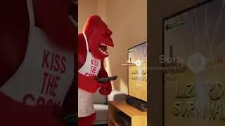 Jamal play bird game and punch tv