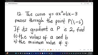 TANGENT TO A CURVE