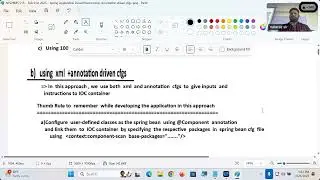 XML+Annotation Driven Configuration   ||     Day  18