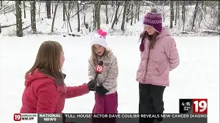 A snow day in Northeast Ohio! Kids take over sledding hills