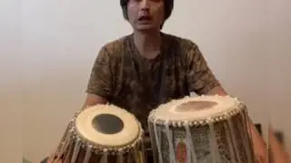 Student of Gian Singh Namdhari | Mr. Haruo Inoue from Japan playing Jori Pakhawaj bandish | Teentaal