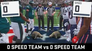 0 Speed Team VS 0 Speed Team - Madden NFL Experiment