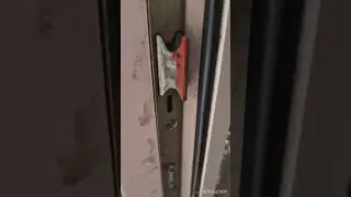 Adjusting Multipoint Lock Latch Keep Using The Lipstick