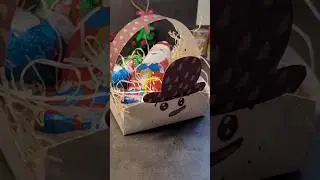 Panier de No&euml;l en assiette en carton #activiteenfant #diy #noel #craftideas #christmas #decoration