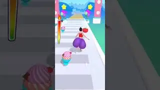 Twerk Race Mini Game #level1 #mini_game #duel #twerk #food #battle #butt_war #satisfying #chill