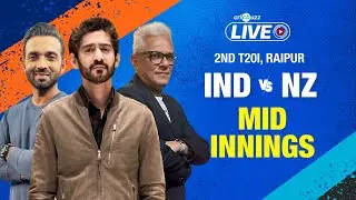 Cricbuzz Live: New Zealand get to 208/6 on the back of Rachin & Santner vs India | 2nd T20I