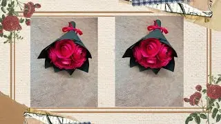 How to make a rose flower bouquet