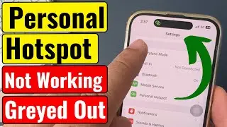 Personal Hotspot Not Working/Greyed out on iPhone (iOS 26 - Missing)