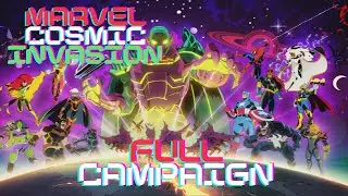 FULL MARVEL COSMIC INVASION Campaign Walkthrough - No Commentary.