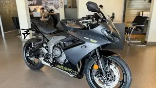 NOVA TRIUMPH DAYTONA 660 EM DETALHES - MOTOR COM MAIS POTÊNCIA E TORQUE QUE TIGER SPORT E TRIDENT