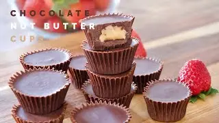 Almond & Peanut Butter Cups | Delicious Healthy Vegan Dessert