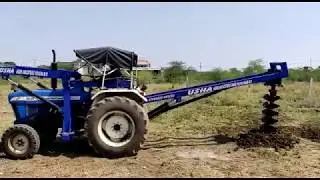 Post Hole Digger (New Holland 3630 fitted) from USHA AGRO INDUSTRIES, Vidisha (M.P.) | 9009820183