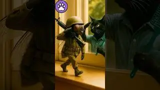 I Was About to Swat Him&hellip; Until I Saw the Uniform 💀 #kittycatdreamers #funnyshorts