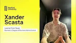 Meet Xander Scasta, Studying Business in Texas on His Own Time with Nexford