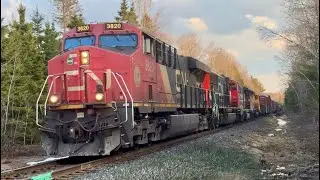 March - April 15 Peden Rail Fan with CN, CPKC, VIA, and locomotive transfers