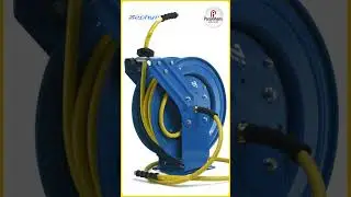 🔧 Zephyr Auto-Retractable Air Hose Reel &ndash; Dual-Arm Series | 📞 +91 9650696616 | #youtubeshorts