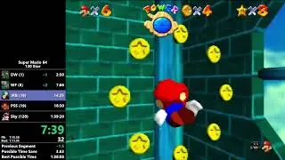Super Mario 64 120 Star Speedrun in 1:38:51