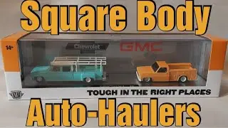 Unboxing New M2 Machines Auto-Haulers Square Body set