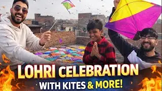 Lohri celebration part -2 🤣                                                 #kiteflying #lohri 