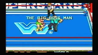 WWF Superstars Big Boss Man's Head Butt (Arcade) (4k) #gaming #shortvideo