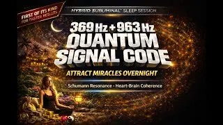 🔮 369 + 963 Hz Quantum Signal Code | Attract Miracles Overnight &ndash; HYBRID Subliminal&trade; 8D Sleep 🌙