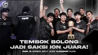 TEMBOK BOLONG JADI SAKSI ION JUARA! - PMPL ID Spring Split 2022 CHAMPION Vlog