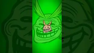 Troll Face Green Screen | Skull Green Screen | All Might Character Troll Face | Troll Face Packs
