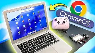 INSTALEI o Chrome OS no PIOR MACBOOK de TODOS! Melhorou?