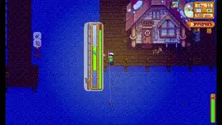 Fishing in winter season in Stardew valley 