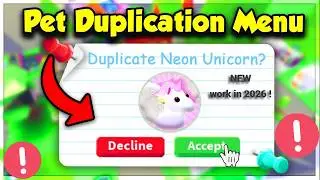 NEW INSANE DUPE METHOD IN ADOPT ME! FREE!