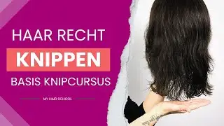 Dit MOET je WETEN bij het RECHT knippen van het haar op 1 lengtelijn! | Tutorial Haren Knippen