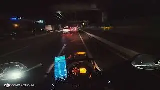 Ride home Osmeña Highway (DJI Osmo action 4 night recording)