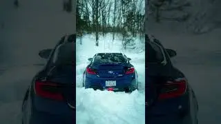 Y'all hear the car suddenly realize it's COLD out? 🤣💀 #snow #coldstart #brz #gr86