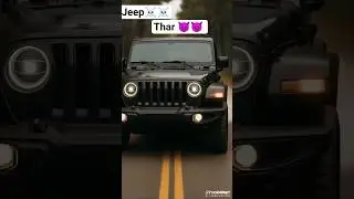 🚙🔥 &ldquo;AI Thar Look So Dangerous 😱 | Most Aggressive Car Stunt Ever
