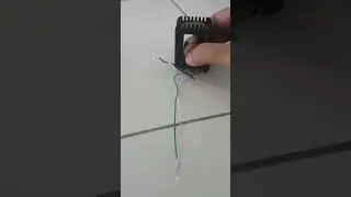 Move the magnet glow the led