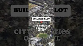 Buildable lot for sale in Ocala, FL for $25900 #florida #foryou #realestate #land #shorts #property
