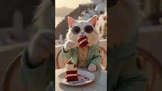 Delicious Meal for cute cat #cats #kittens #pets #shorts #catvideos #catlovers #funny